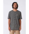 RPM STRIPE TEE - BLACK STRIPE
