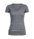 ICEBREAKER WOMEN'S TECH LITE SHORT SLEEVE V COAST