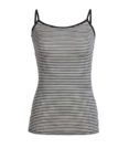 WOMEN'S SIREN CAMI Icebreaker blk/stripe